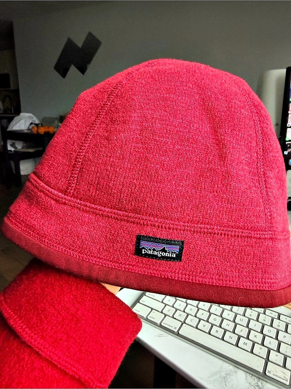 Patagonia Better Sweater Beanie Fleece Bucket Hat in Pink Size Medium Like New
